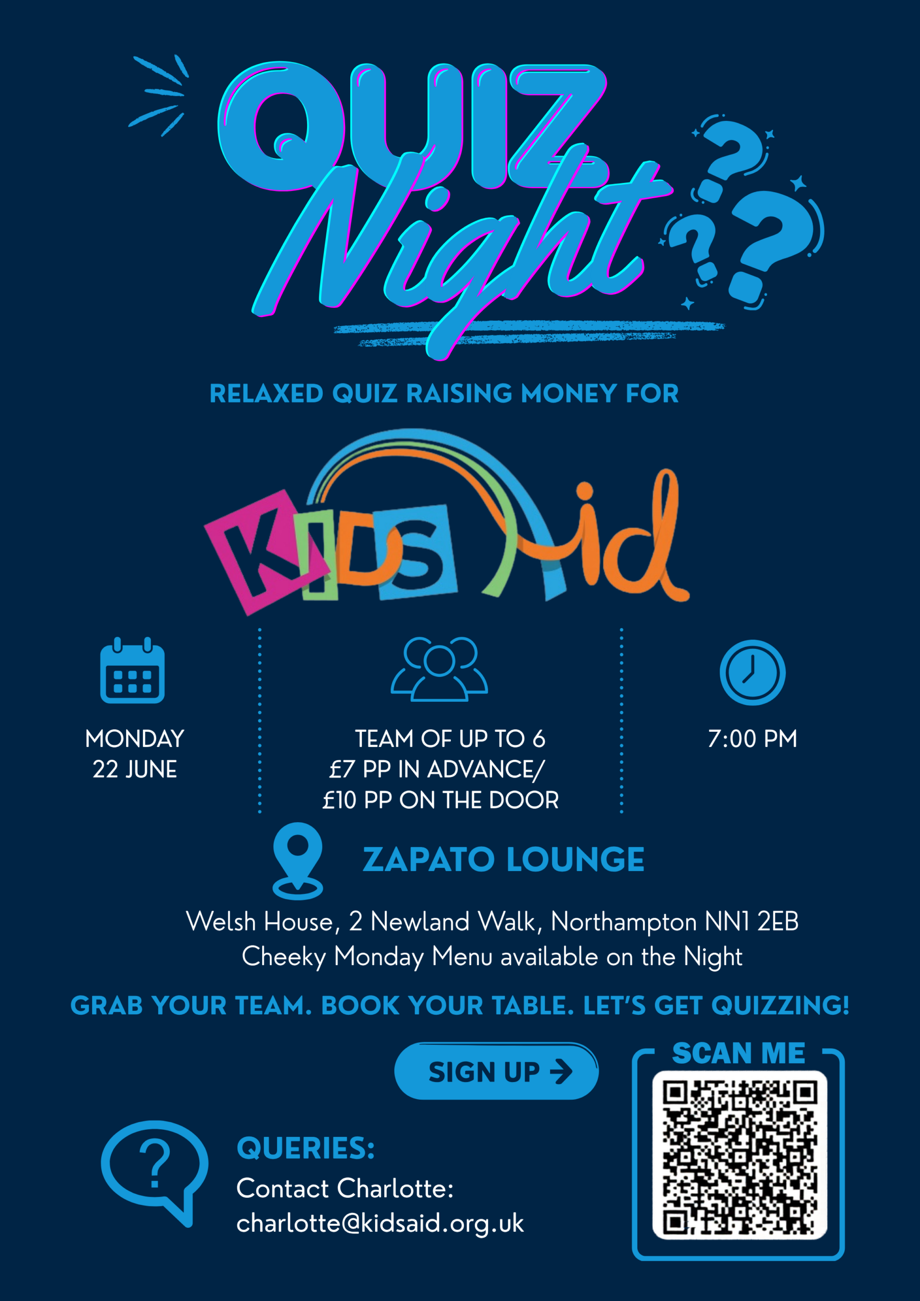 Zapato Quiz Night
