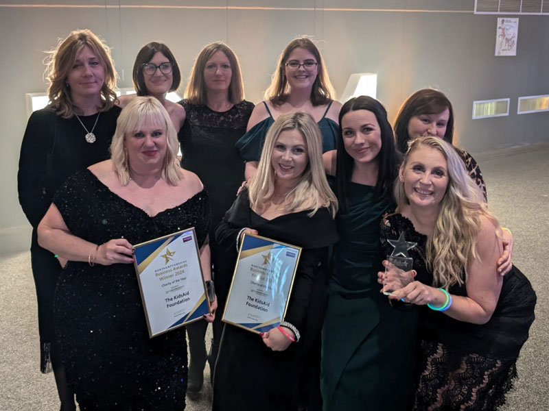 KidsAid Wins Charity of the Year at the Northamptonshire Business Awards 2024