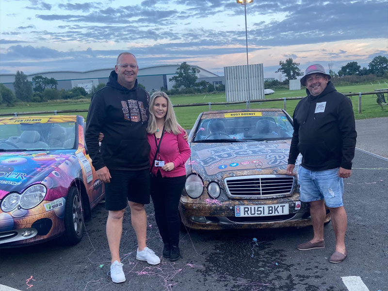 The Rust Bucket Rally Team Raises an incredible £22,000 in Support of KidsAid!